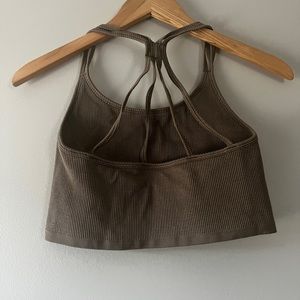 Brown tank top